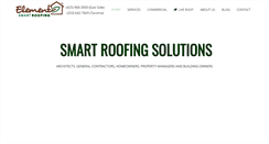 Desktop Screenshot of elementsmartroofing.com