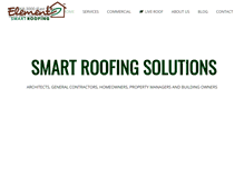 Tablet Screenshot of elementsmartroofing.com